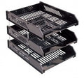 FIS 10431 3-Tier Plastic Letter Tray
