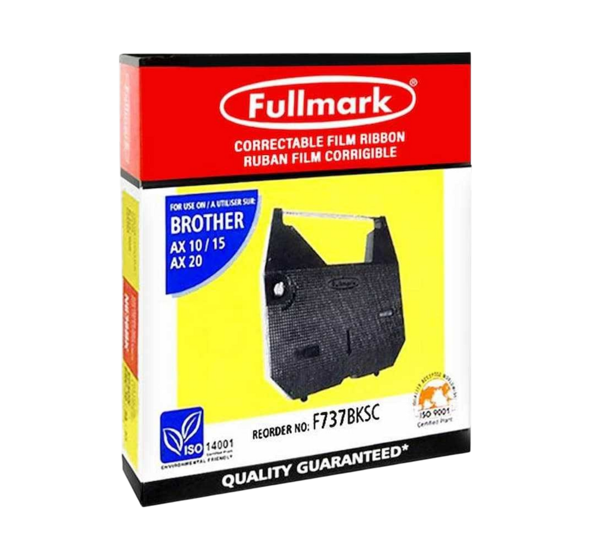 Fullmark F737BKSC Typewriter Ribbon for Brother GX-8250 & GX-6750