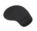 Economy Gel Mouse Pad with Wrist Support - Black