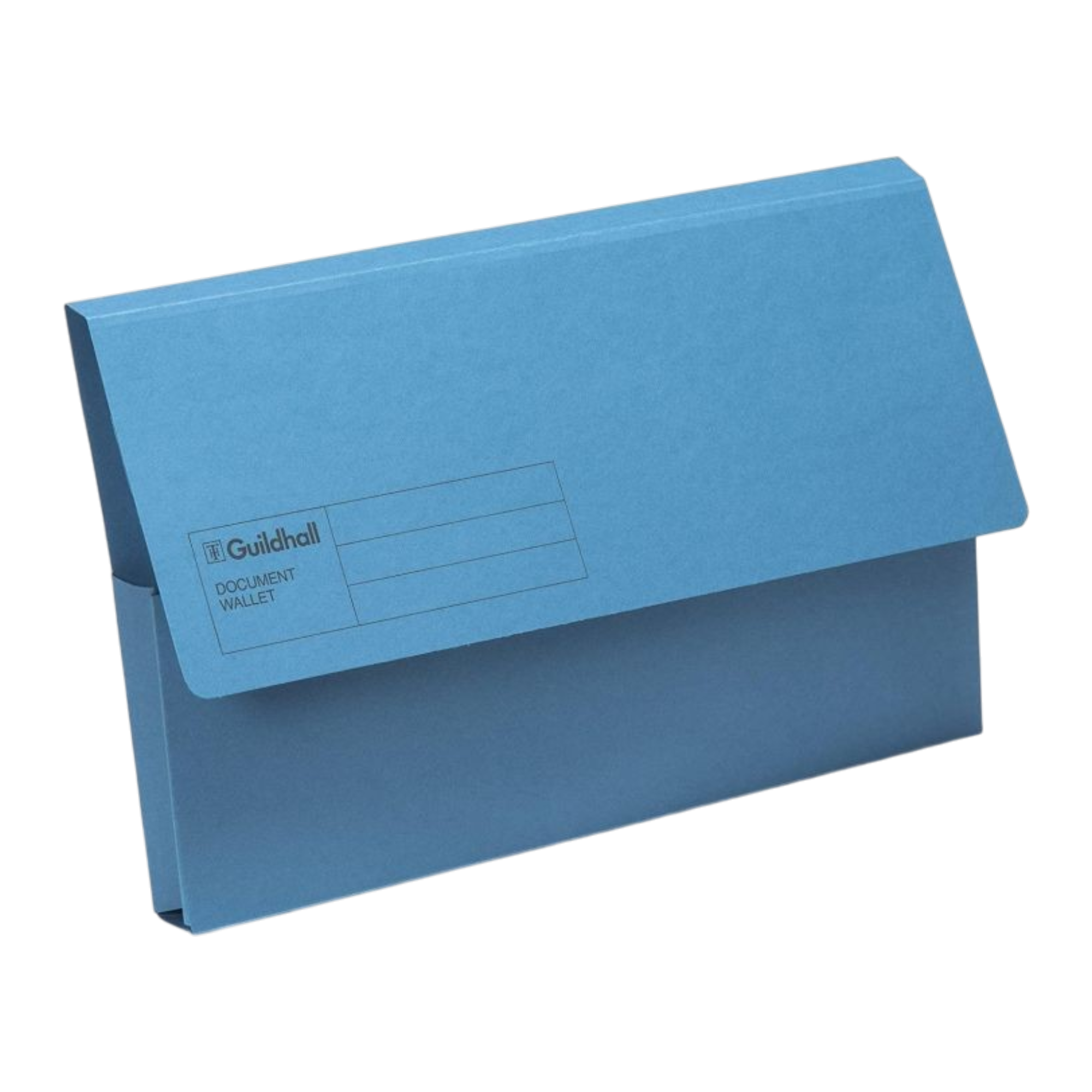 Guildhall Document Wallet - Foolscap Size - Blue