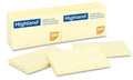 Economy Sticky Notes 3" x 5" - Yellow (100 Sheets)
