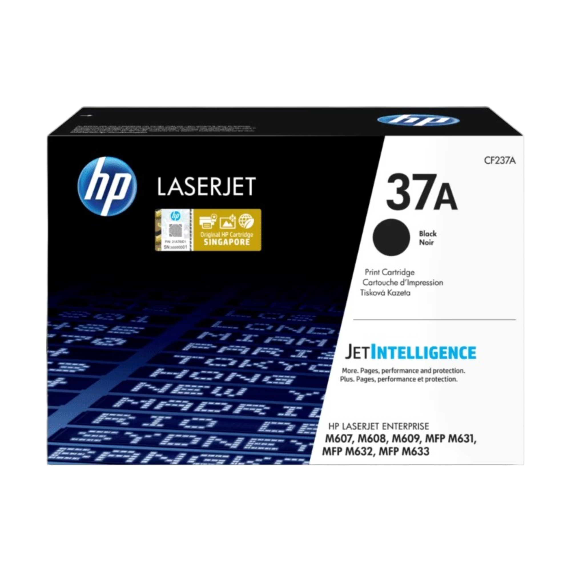 HP 37A Black Toner Cartridge (CF237A)