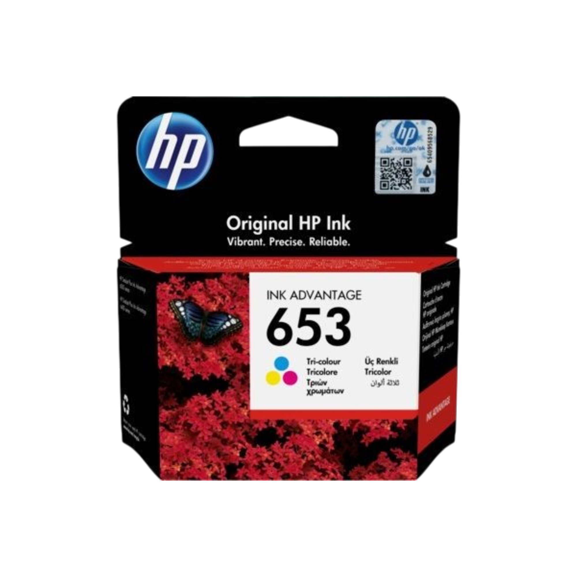 HP 653 Ink Advantage Cartridges