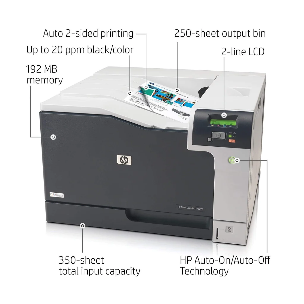 HP Color LaserJet Professional CP5225dn Auto-Duplex A3 Printer