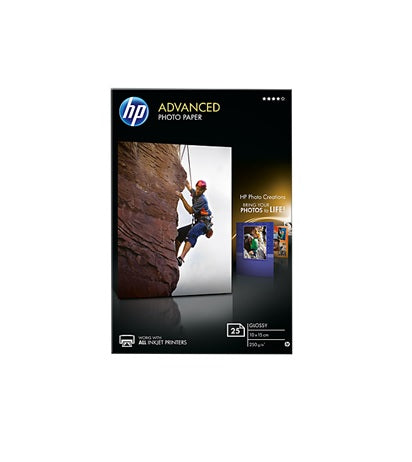 HP Q8691A Advanced Glossy Photo Paper 10 X 15cm, 250g - 20 Sheets