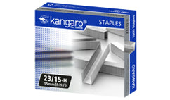 Kangaro 23/15H Heavy Duty Staples 1000's