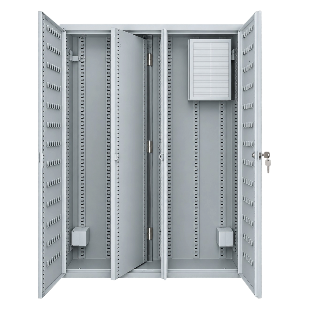 Steel Lockable Key Cabinet - 1170 Keys Capacity (1300 x 730 x 250 mm)