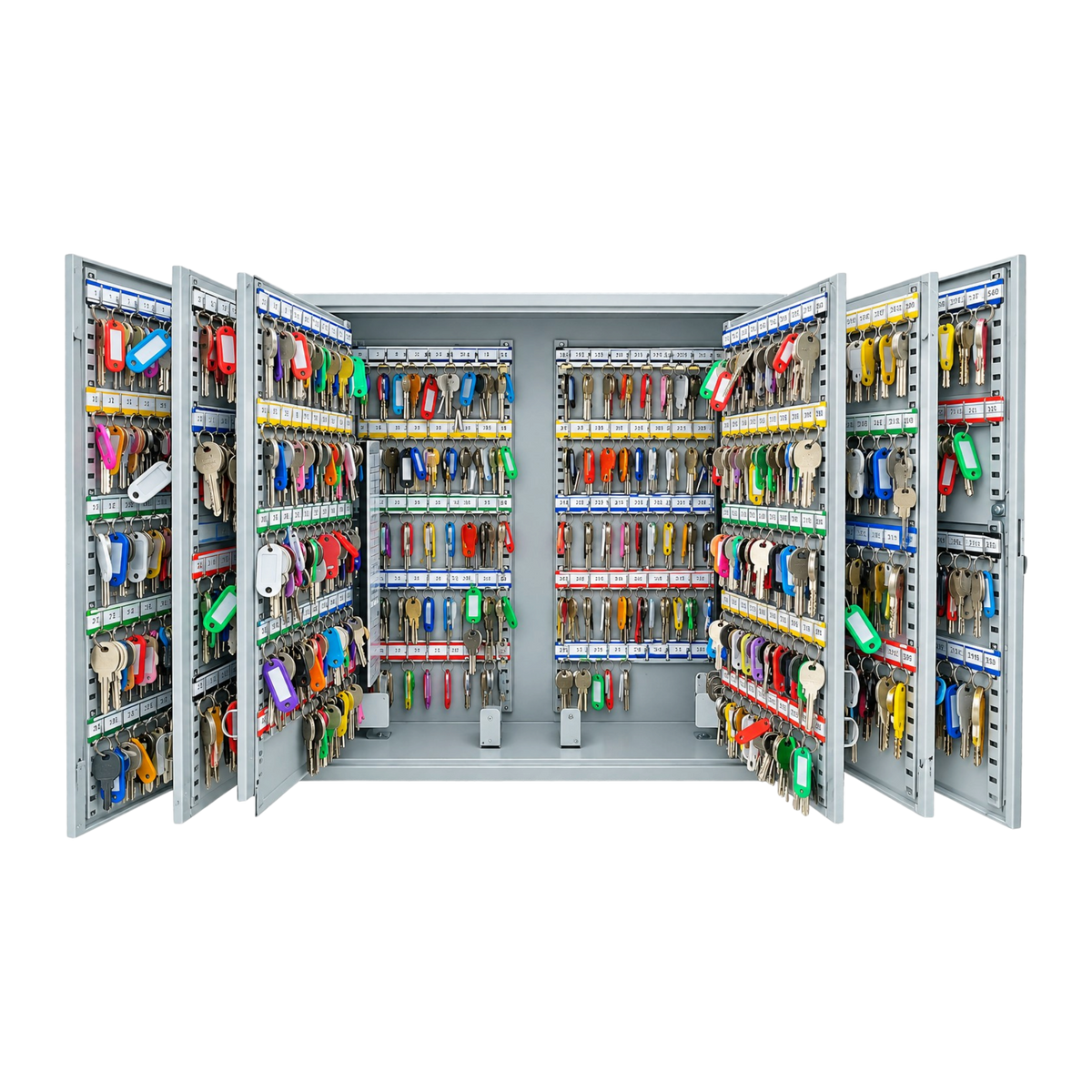 Steel Lockable Key Cabinet - 400 Keys Capacity (730 x 550 x 140 mm)