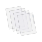 Clear A4 Plastic L-Shape Folder