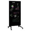 Legamaster Mobile Glassboard Black