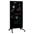 Legamaster Mobile Glassboard Black