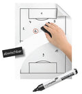 Legamaster Magic-Chart Electrostatic Writing Foil Roll - 60 x 80 cm - 25 Sheets