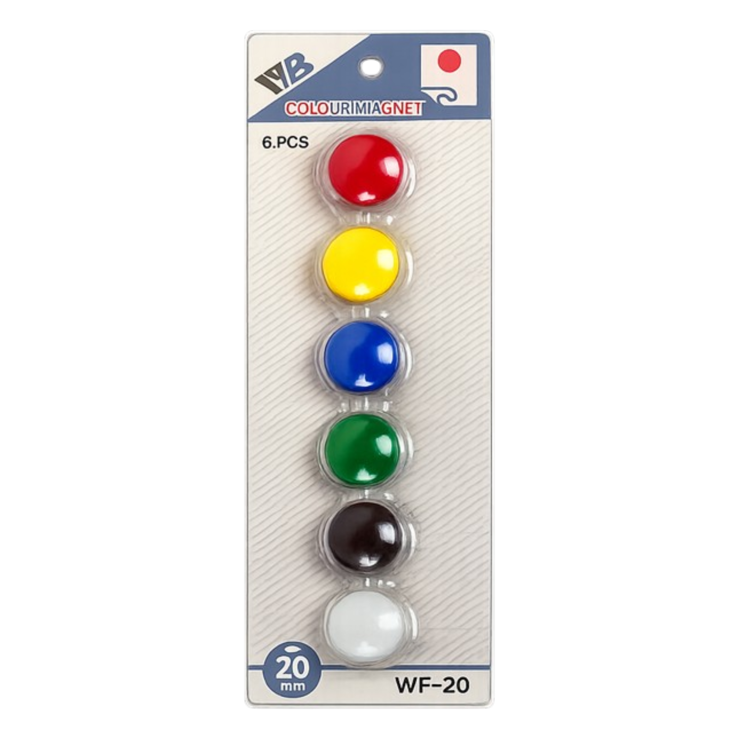 Whiteboard Magnets Assorted Color Set