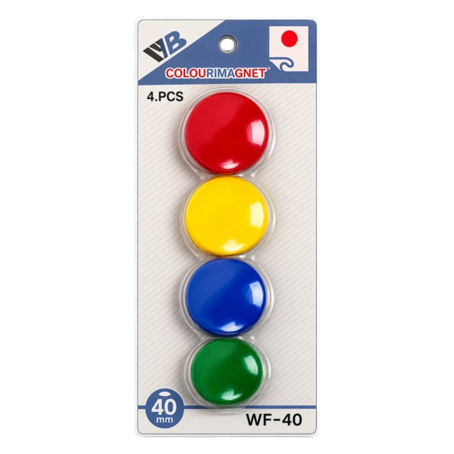 Whiteboard Magnets Assorted Color Set