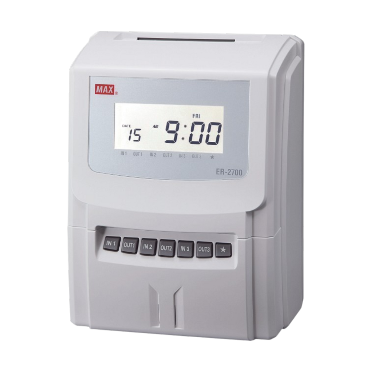MAX ER-2700 Fully Automatic Time Recorder
