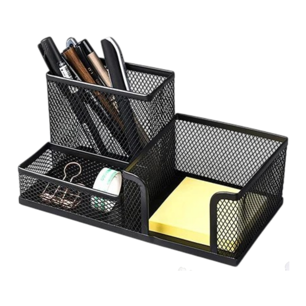 Mesh Desk Organizer Multi-Compartment