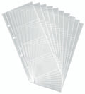 Durable 2387 Visifix Business Card Refill Pockets - Pack of 10