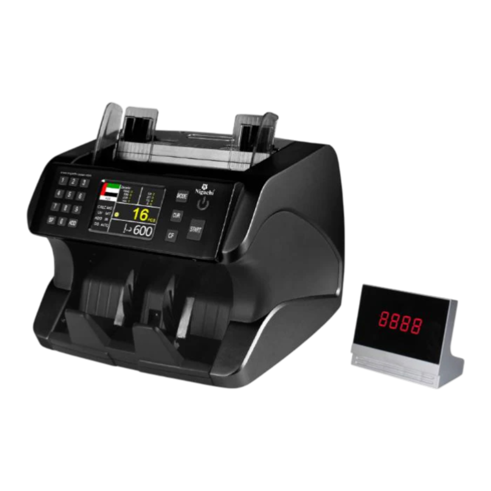 Nigachi NC-9050 UV/MG/IR Top-Loading Note Counter