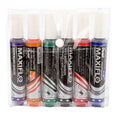 Pentel MWL6 Maxiflo Whiteboard Marker Chisel Wallet Assorted Colors