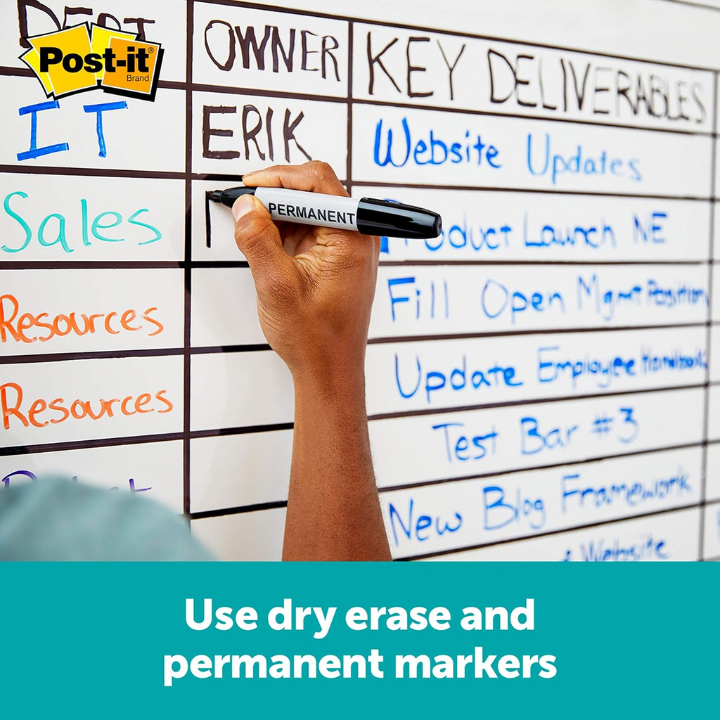 Post-it Easy Erase Roll-Out Whiteboard Surface