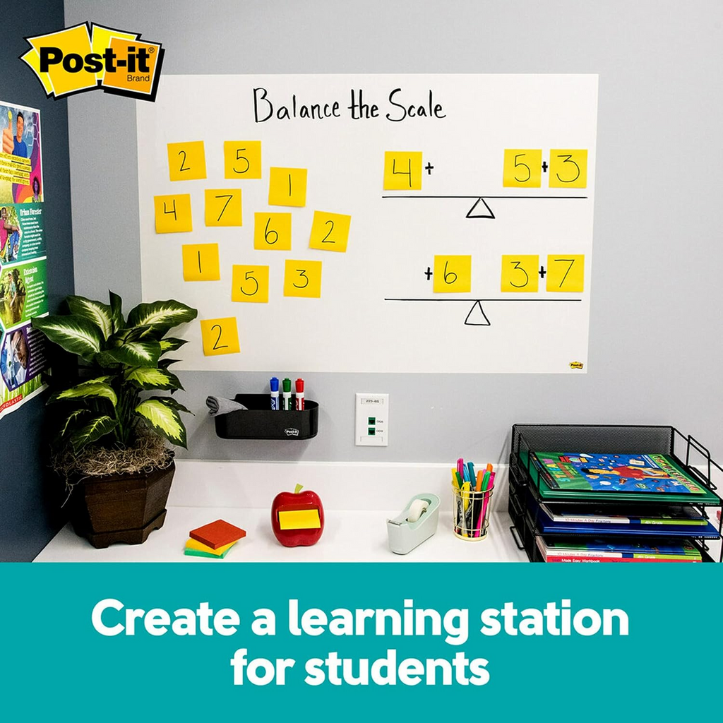 Post-it Easy Erase Roll-Out Whiteboard Surface