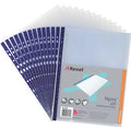 Rexel 12231 Quality Pocket A4 Blue Spine Pack of 100