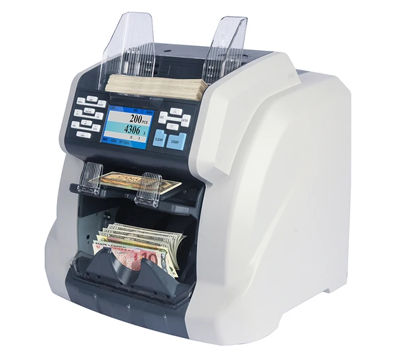 Ribao BCS-160 2-Pocket Multi-Currency Value Counter & Sorter