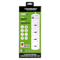 Terminator 4-Way Switched Universal Power Extension with 2 USB
