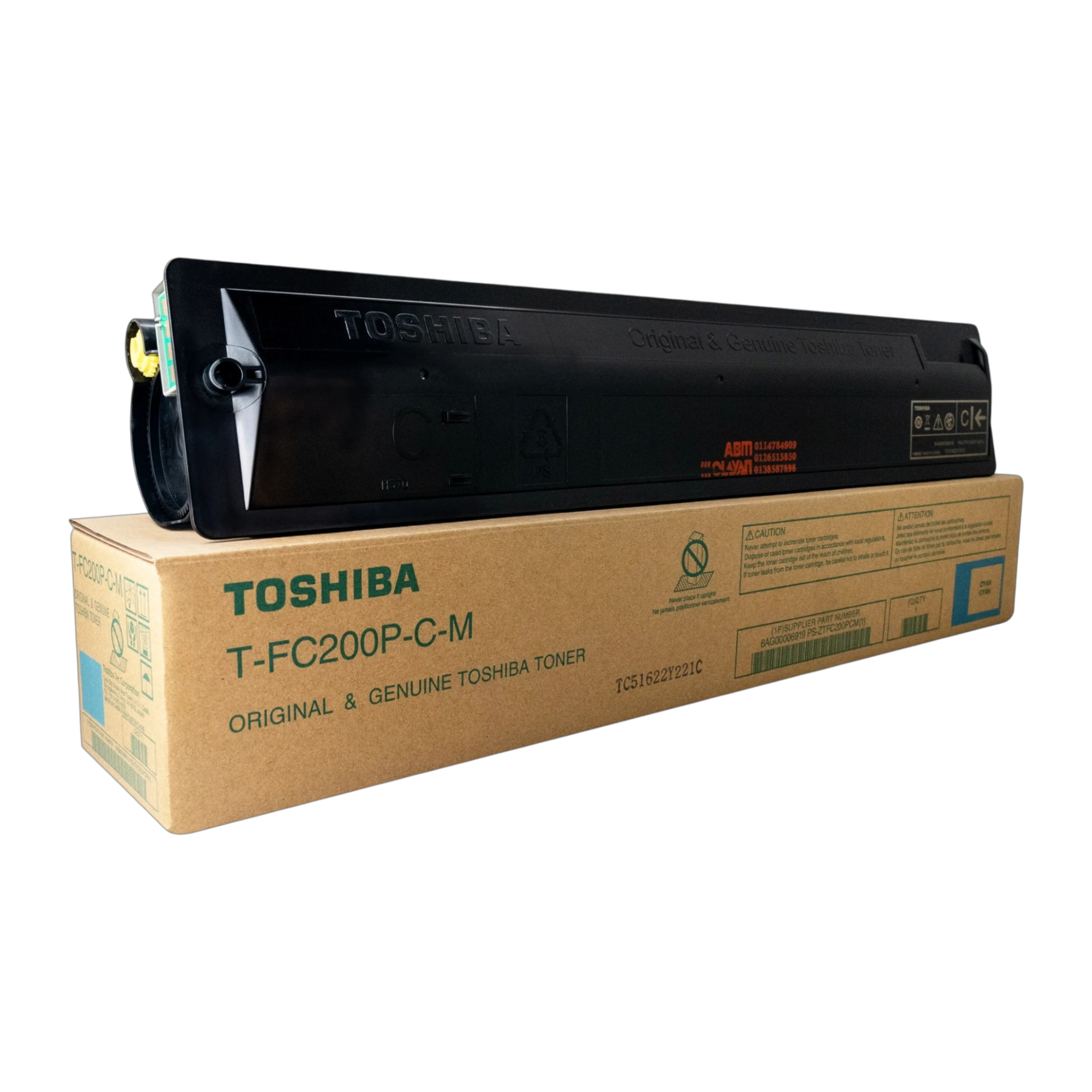 Toshiba T-FC200P Toner Cartridges (Medium Yield)