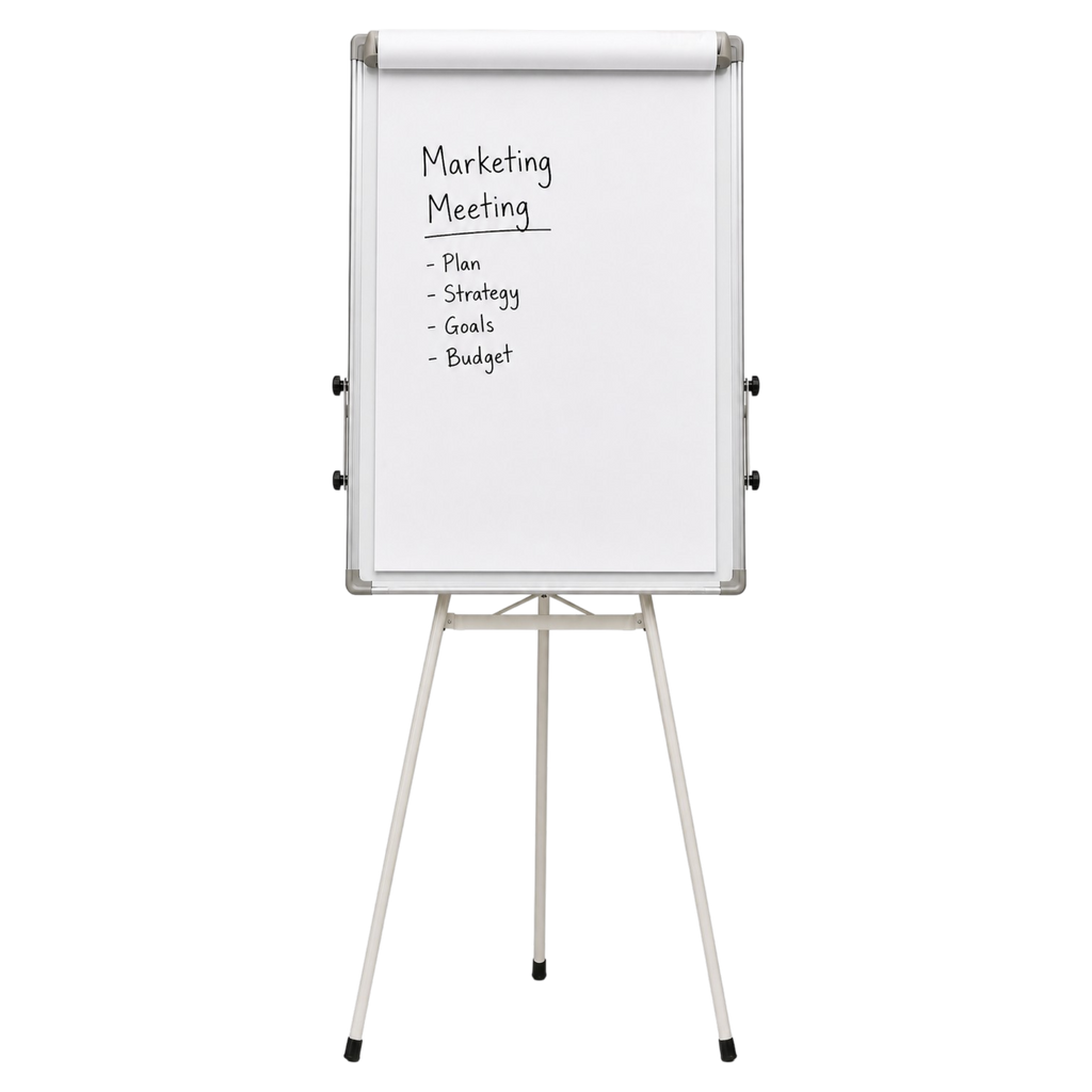 Economy Magnetic Tripod Flipchart Easel 70x100cm