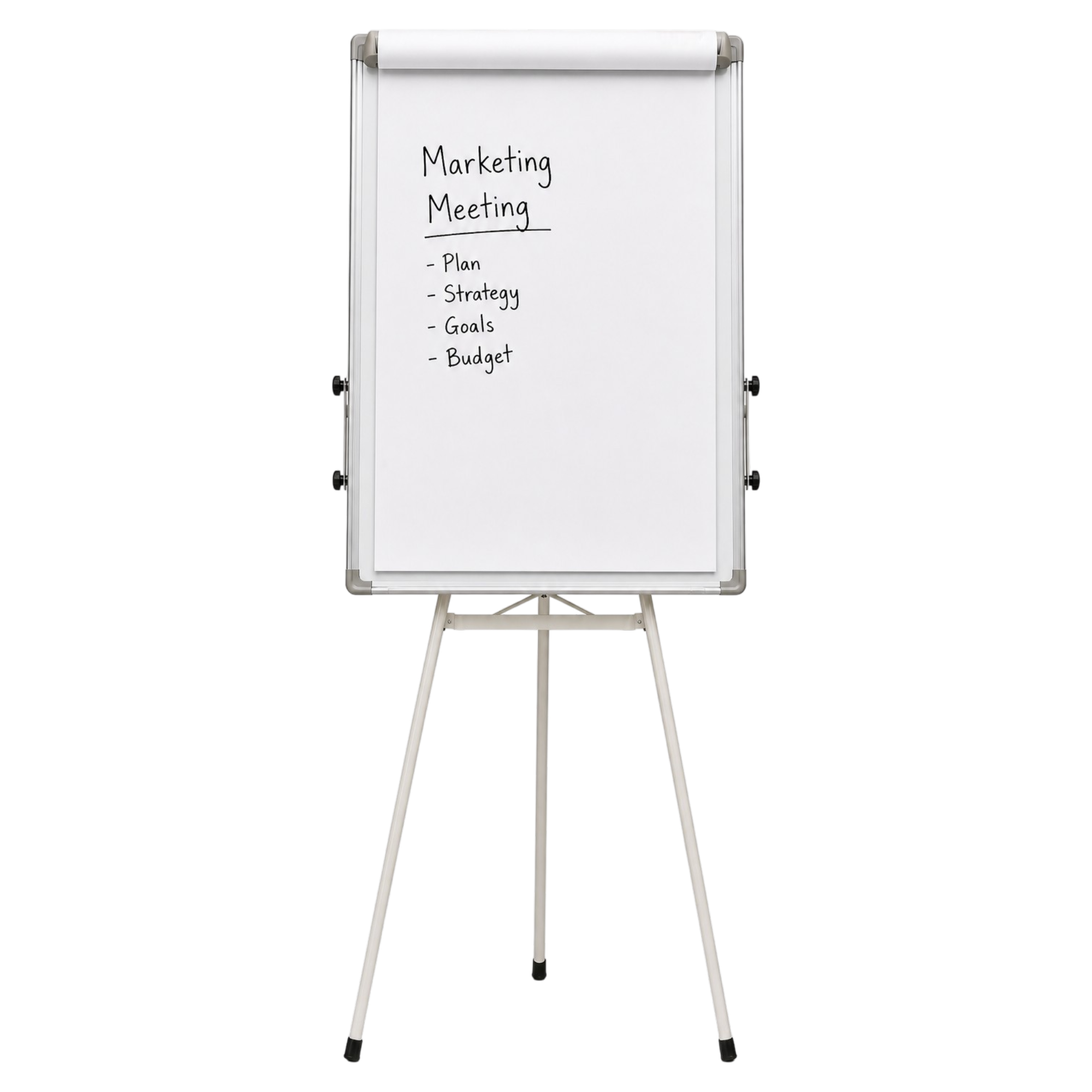 Economy Magnetic Tripod Flipchart Easel 70x100cm