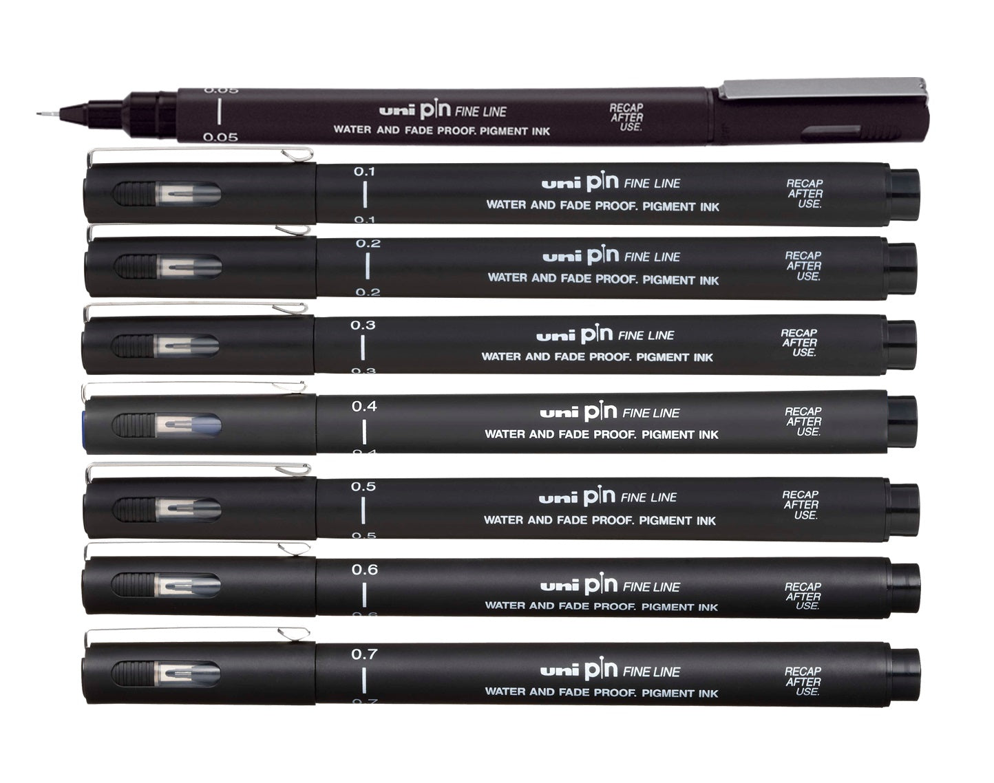 Uni-ball PIN-200 Black Drawing Fineliner Pen