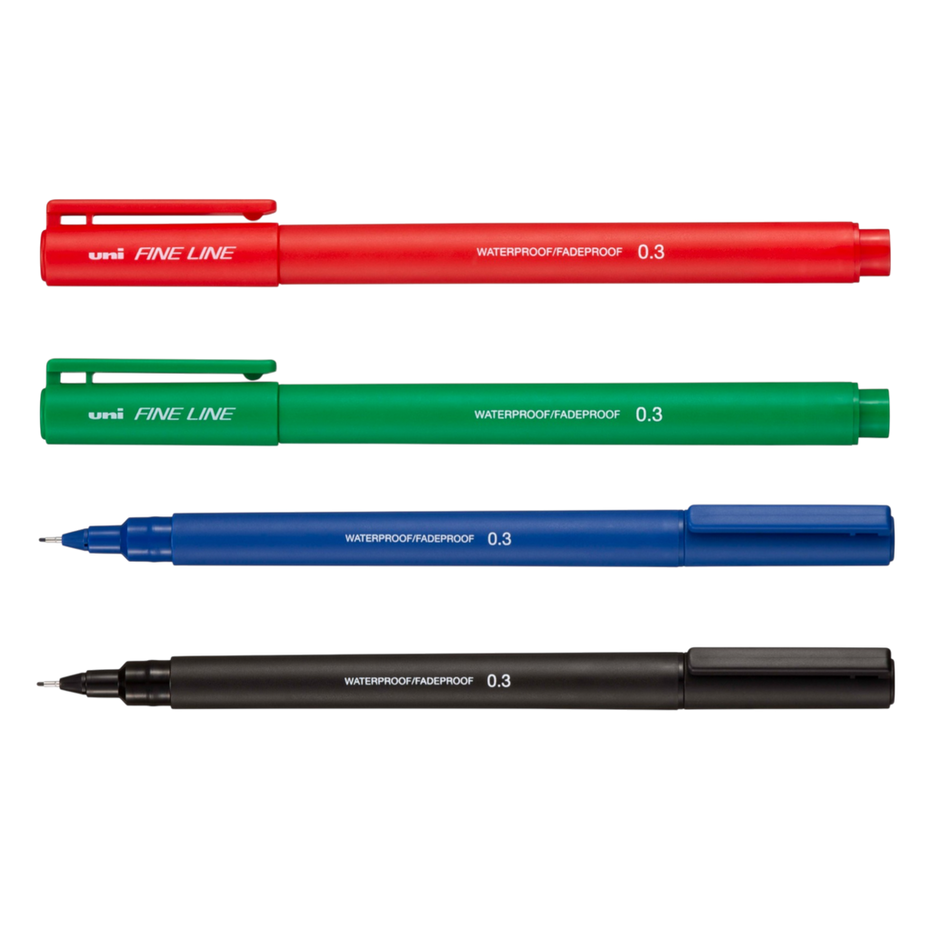 Uni-ball PIN-100 0.3mm Fineliner Pen