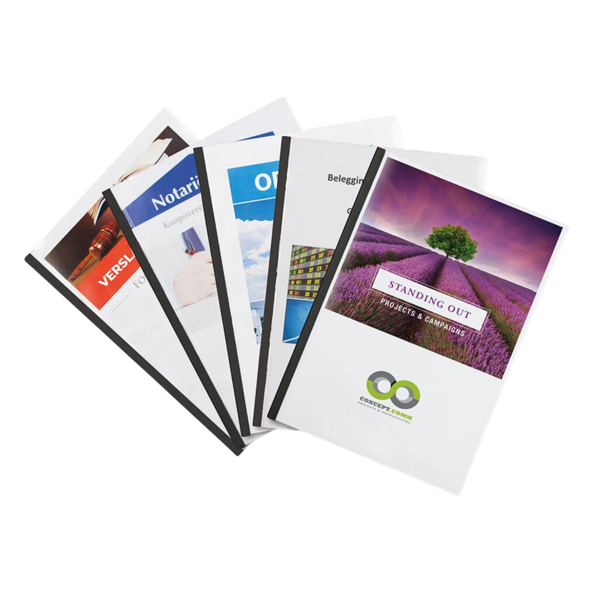 Unibind Size 120 UniCover Plus Flex A4 Binding Covers - (101 - 120 Sheets) Box of 60