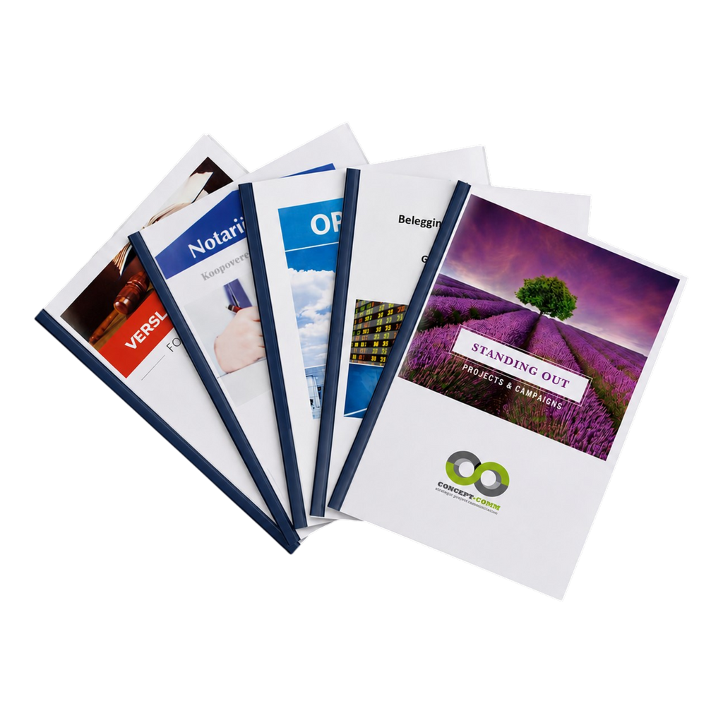 Unibind Size 60 UniCover Plus Flex A4 Binding Covers - (41 - 60 Sheets) Box of 88
