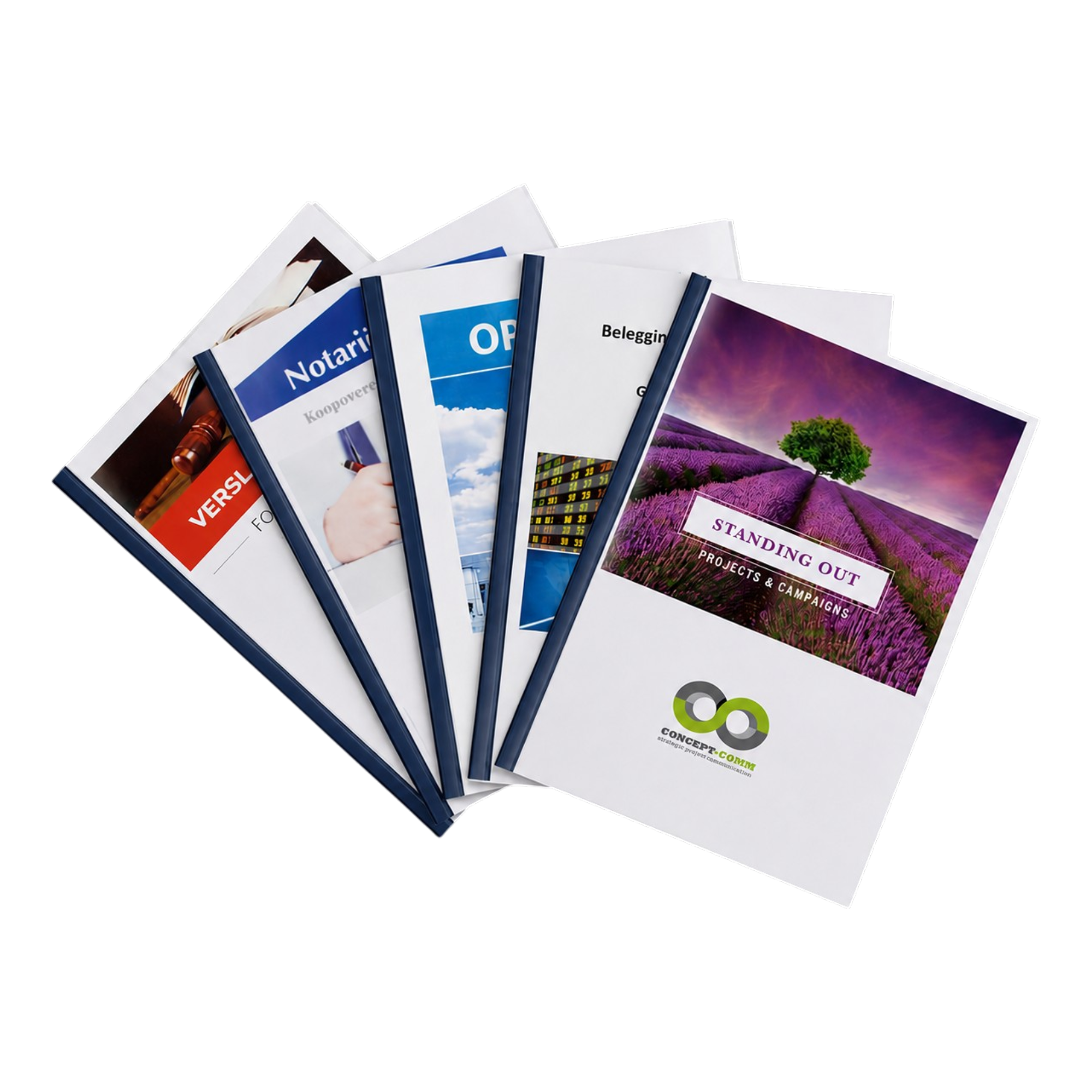 Unibind Size 160 UniCover Plus Flex A4 Binding Covers - (121 - 160 Sheets) Box of 44