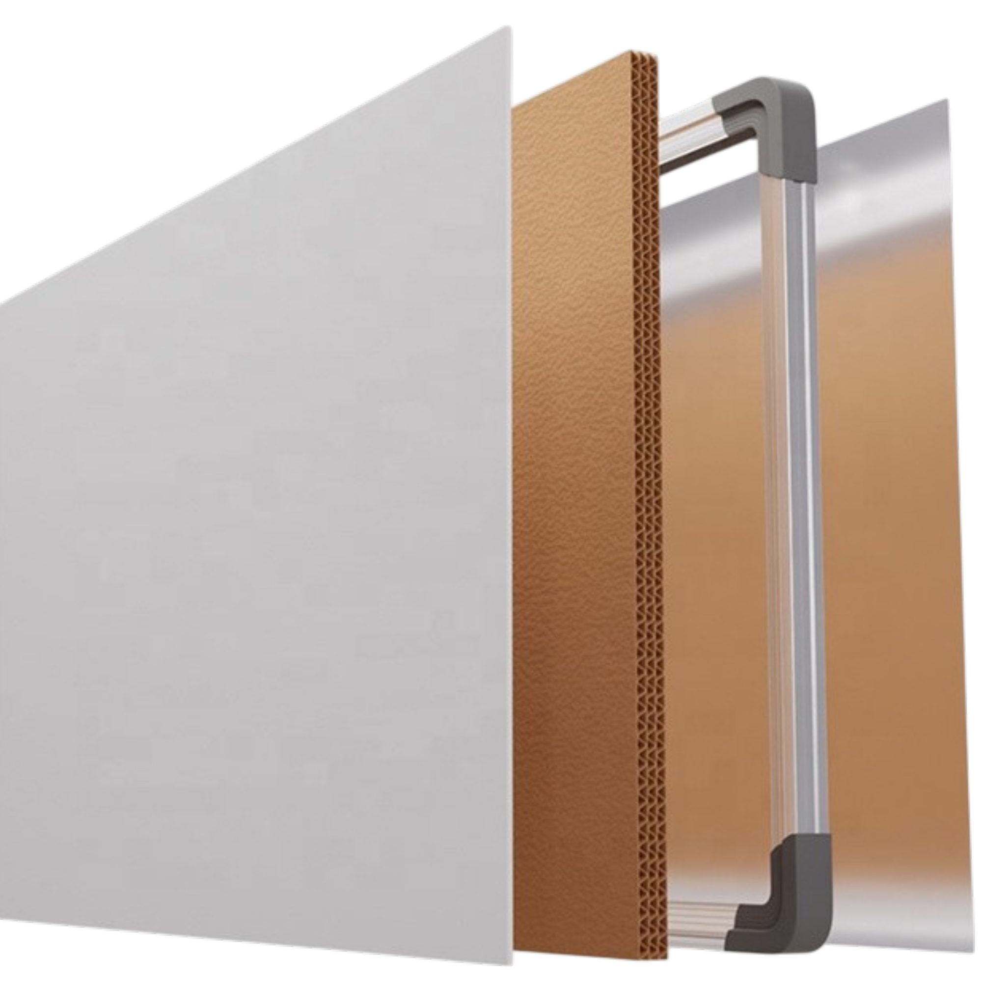 Magnetic Drywipe Whiteboard - Wall Mount - Aluminium Frame
