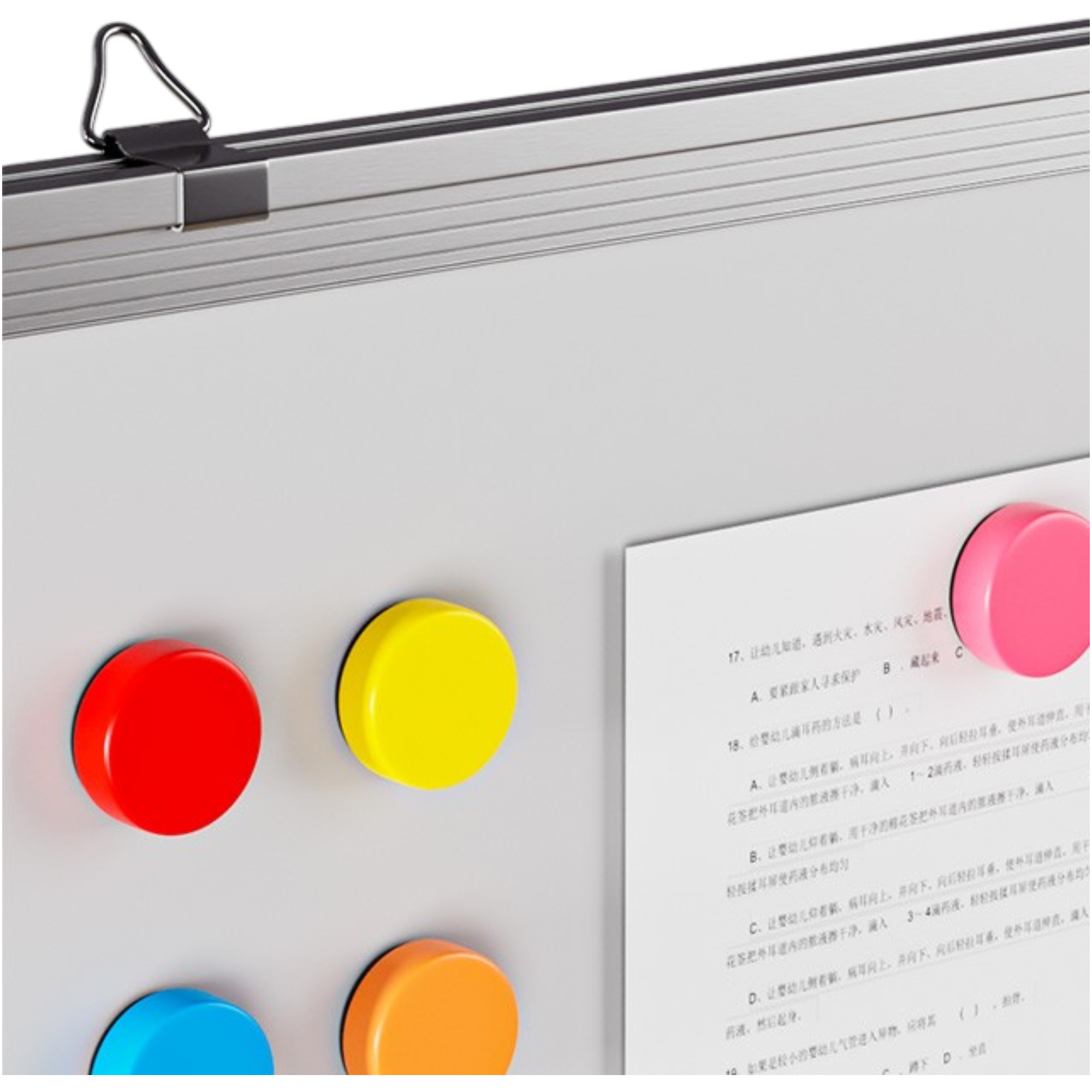 Magnetic Drywipe Whiteboard - Wall Mount - Aluminium Frame