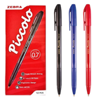 Zebra Piccolo 0.7mm Ball Pen - Pack of 12