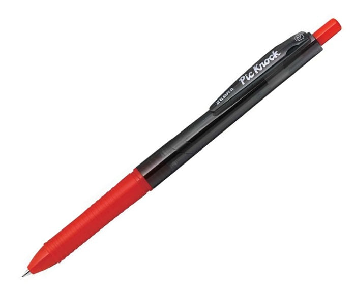 Zebra Pick Knock 0.7mm Retractable Ball Pen - Pack of 12