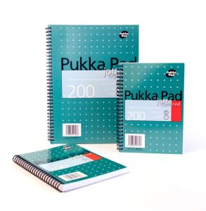 Pukka Jotta Notepad, 80gsm, Lined, Wirebound, A5, 200 pages