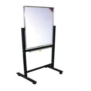 Double Sided Magnetic White Board, 60 x 90cm, With Movable Metal Stand