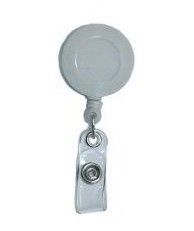 Badge Reel with Clip, Grey, Ref: FSNAYO001GY