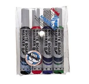 Maxiflo MWL5-4 Whiteboard Marker, Bullet Point, 4/Wallet