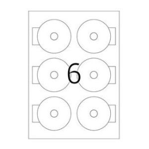 Xel-lent Mini CD Labels - Dia 78mm, [Pack of 600 Labels]