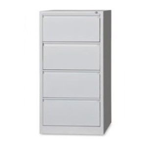 4-Drawer Metal Vertical Filing Cabinet Grey