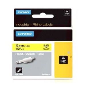 Dymo Rhino 18056 Yellow Heat Shrink Tube 1/2" (12mm)