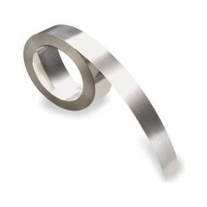 DYMO Rhino 325-00 Stainless Steel Tape, Non-Adhesive - 12mm x 6.4m