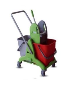 IPC TRIS 50 Double Mop Bucket w/ Wringer 2 x 25L - [ITALY]
