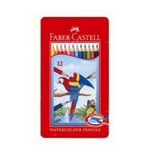 Faber Castell Watercolor Pencils Tin Case [Pack/12]